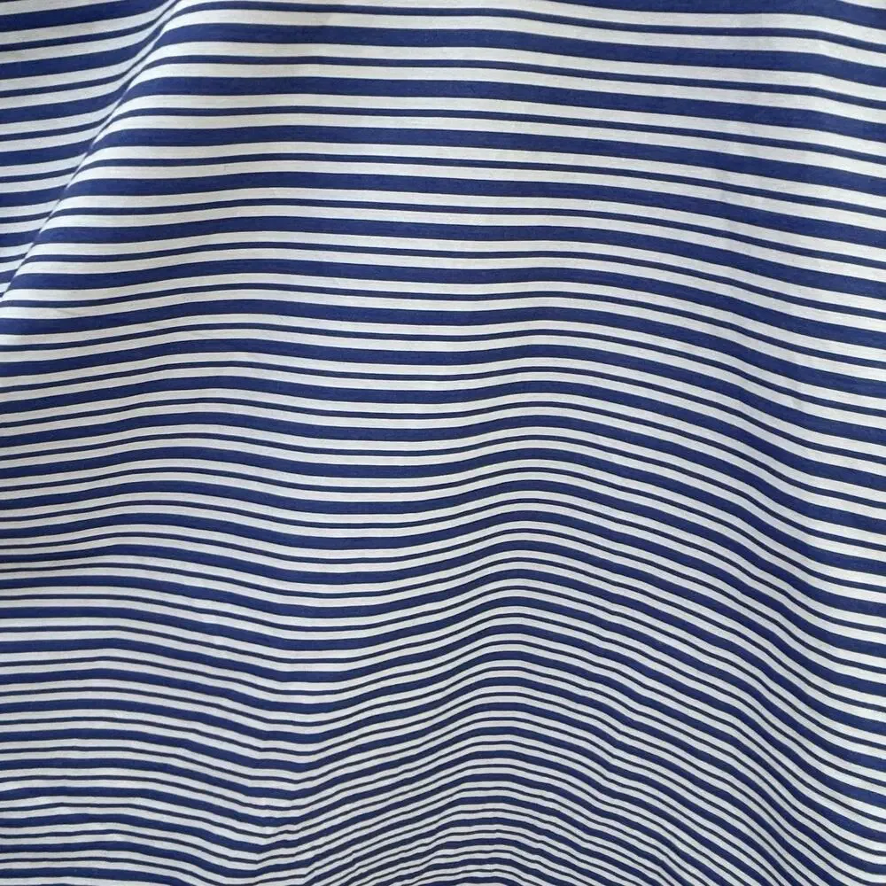 VERONICA BEARD Arabel gathered striped cotton-blend poplin dress Size 6 - Picture 9 of 12
